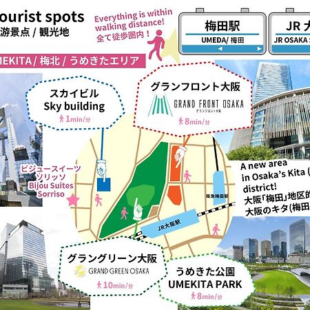 Bijou Suites Sorriso Osaka Dış mekan fotoğraf