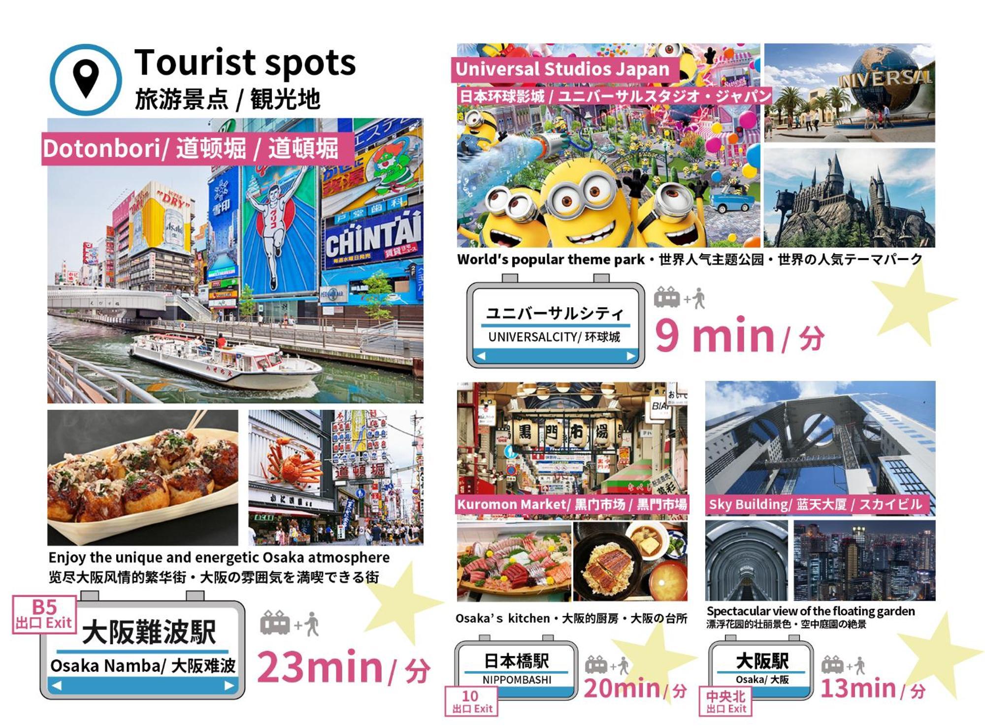 Bijou Suites Sorriso Osaka Dış mekan fotoğraf